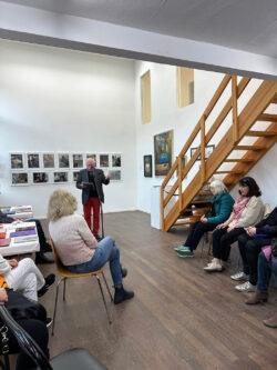 Vernissage mit Redner Roland Held im Atelierhaus Darmstadt