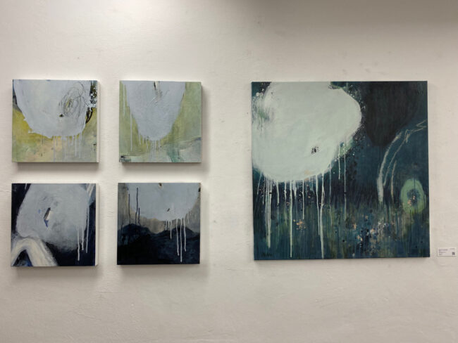 Arbeiten von Anne Nilges Eindrücke vom Herbstsalon im Atelierhaus Darmstadt