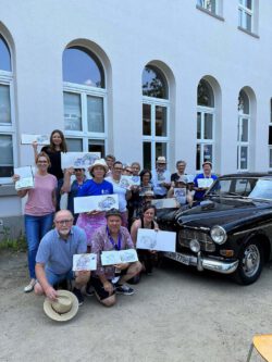10 Jahre Urban Sketchers Rhein-Main im Atelierhaus Darmstadt
