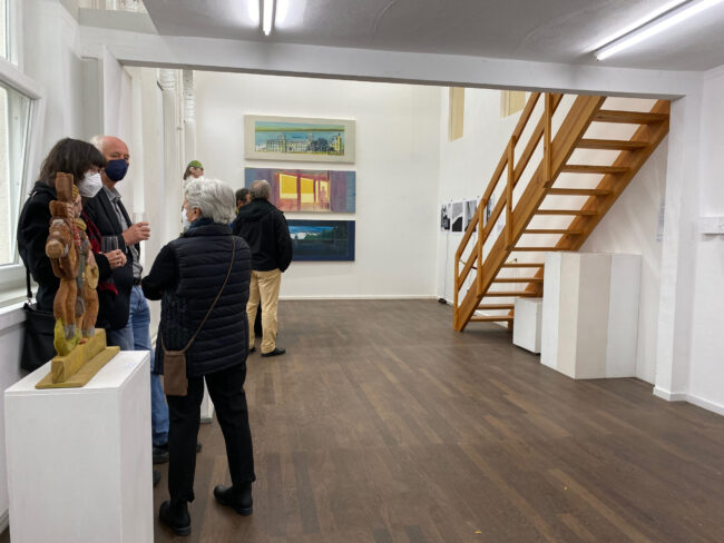 Arbeiten von Wolfgang Kaulbach und Zygmunt Blazejewski Eindrücke vom Herbstsalon im Atelierhaus Darmstadt