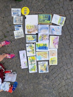 10 Jahre Urban Sketchers Rhein-Main im Atelierhaus Darmstadt