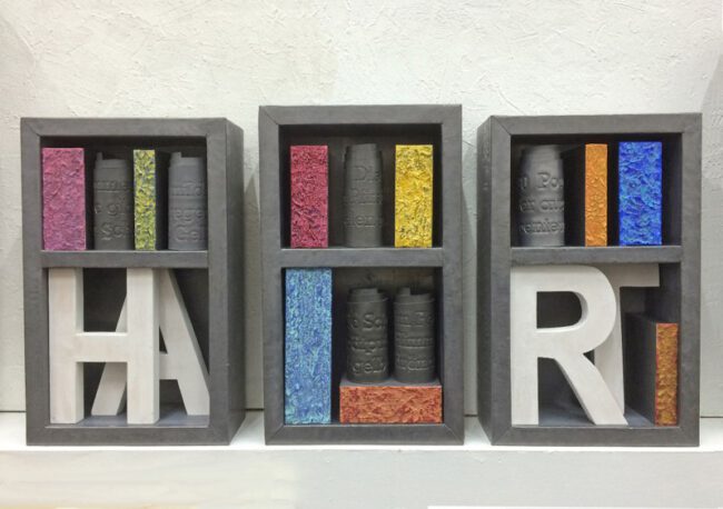 Georg Schrabeck, un mot Kunstwerk von Georg Schrabeck im Atelierhaus Darmstadt