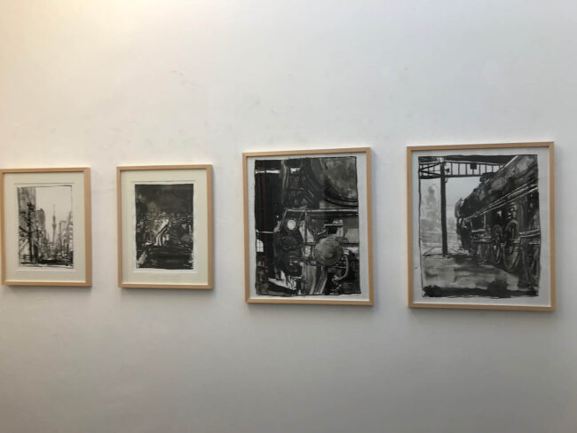 Kunstwerk von Johanna Krimmel beim Herbstsalon im Atelierhaus Darmstadt