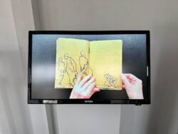 Videoinstallation von Johanna Krimmel im Atelierhaus Darmstadt