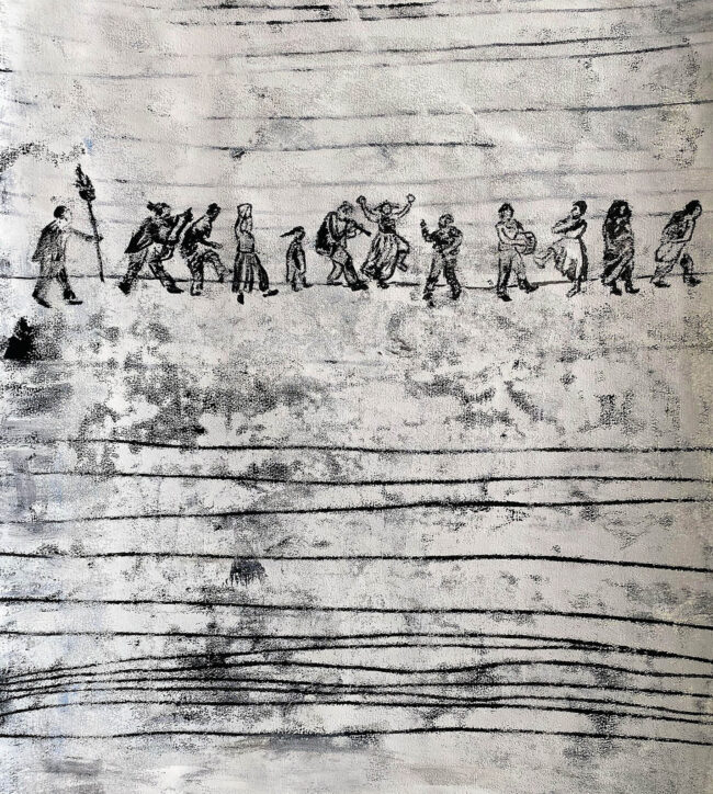 Zoya Sadri, Monotypie, ins Leben Zoya Sadri, Monotypie, ins Leben